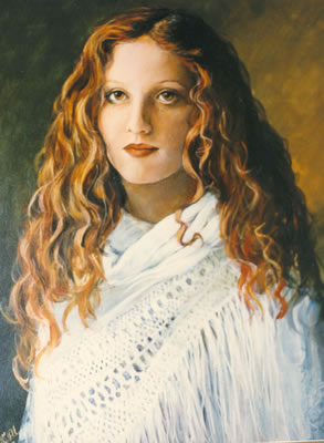 woman with red hair