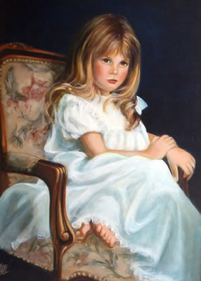 girl in chair